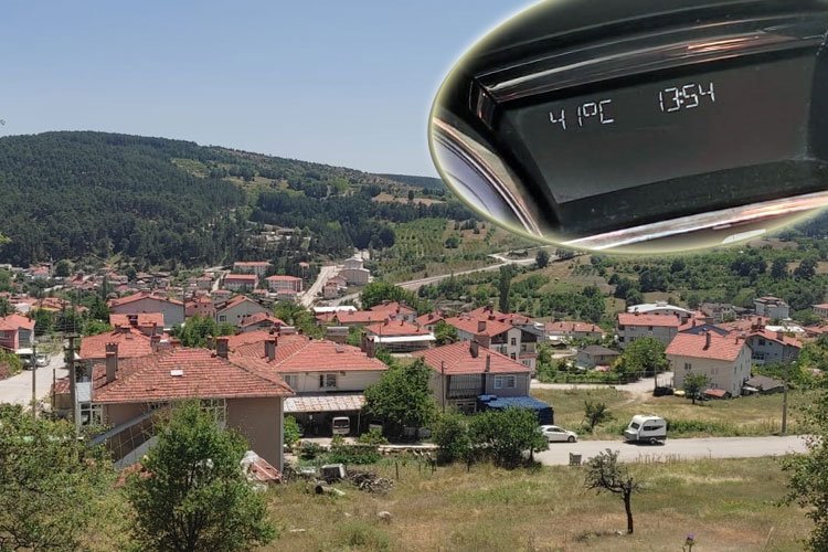 Bursa'nın dağ ilçelerinde sıcaklıklar rekor seviyeye çıktı -