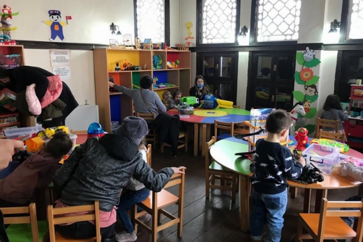 Bursa'nın ilk ve tek oyuncak kütüphanesi -