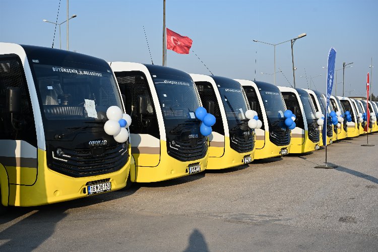 Bursa'nın ulaşım filosuna 56 otobüs daha -