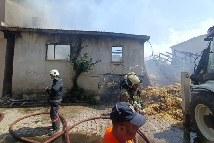Bursa Orhaneli'de korkutan yangın! -