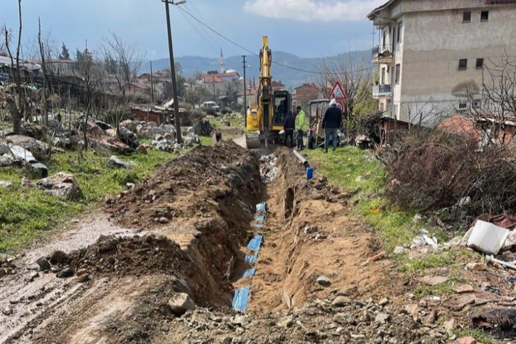 Bursa Orhaneli'nde BUSKİ'den altyapı yenilemesi -