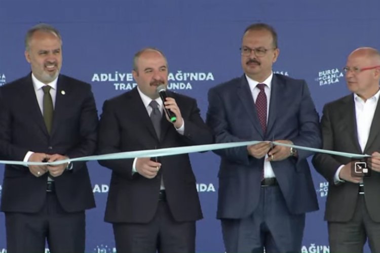 Bursa Osmangazi Adliye Kavşağı törenle hizmete girdi -