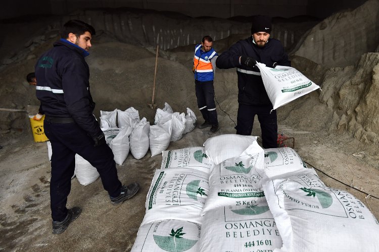 Bursa Osmangazi Belediyesi kışa hazır