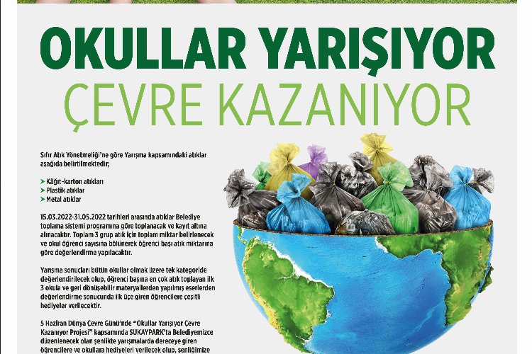 Bursa Osmangazi’de öğrenciler çevre için yarışacak -