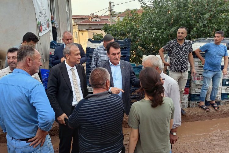 Bursa Osmangazi'de sel felaketin yaraları sarılıyor -