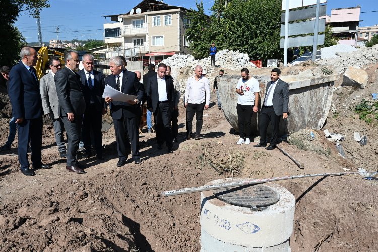 Bursa Ovaakça'da taşkın riskine karşı önlem -