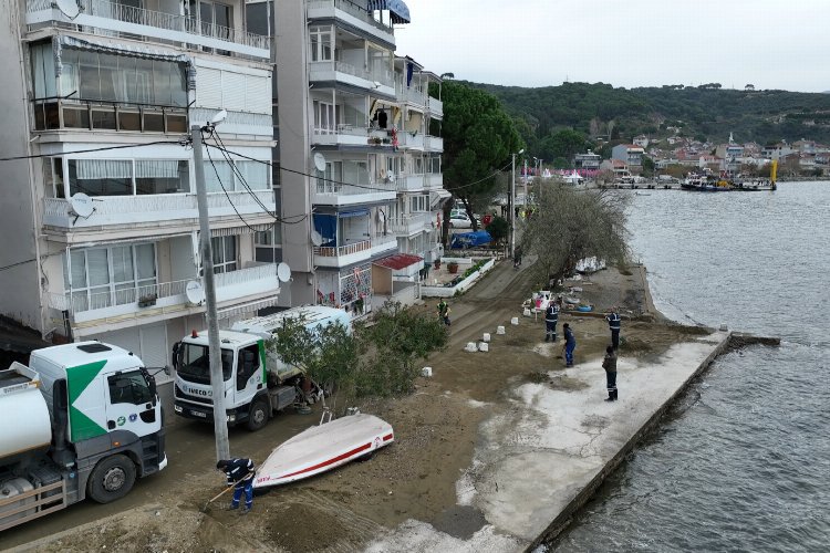 Bursa sahillerinde fırtına teyakkuzu -