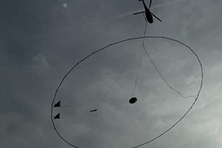 Bursa semalarındaki esrarengiz helikopter! -