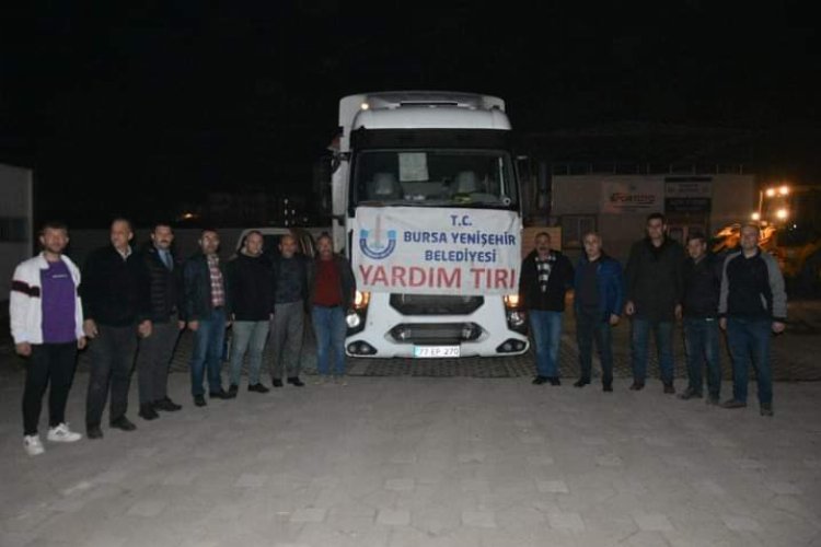 Bursa Yenişehir'de afet bölgesine erzak bağışı çağrısı -
