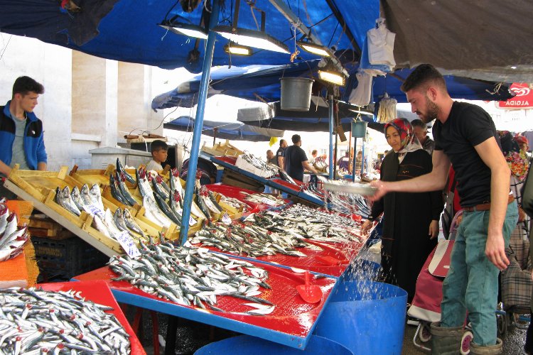 Bursa Yenişehir'de balık tezgâhları şenlendi -