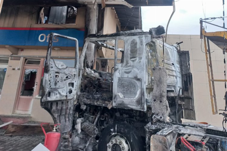 Bursa Yenişehir'de korkutan yangın -