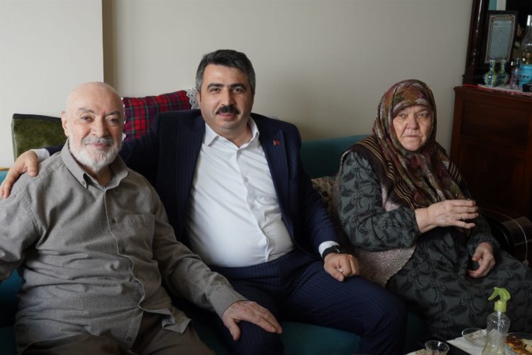 Bursa Yıldırım'da Başkan Yılmaz'dan vefa ziyareti -