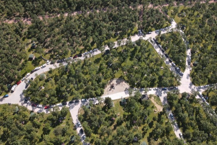 Bursa Yıldırım'da Cumalıkızık Ormanı'na yoğun talep -