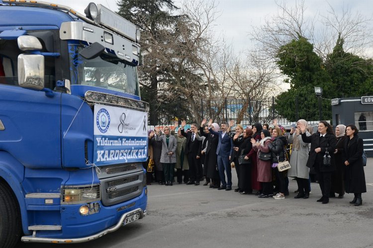 Bursa Yıldırımlı kadınlardan afet bölgesine dayanışma -