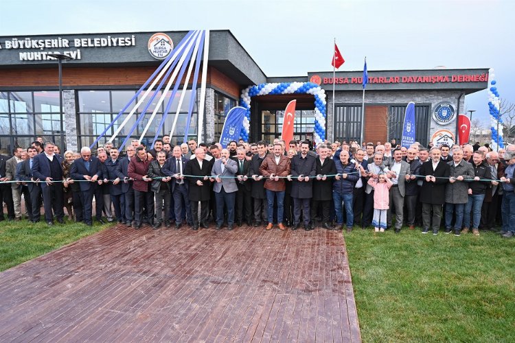 Bursalı muhtarlara modern tesis -