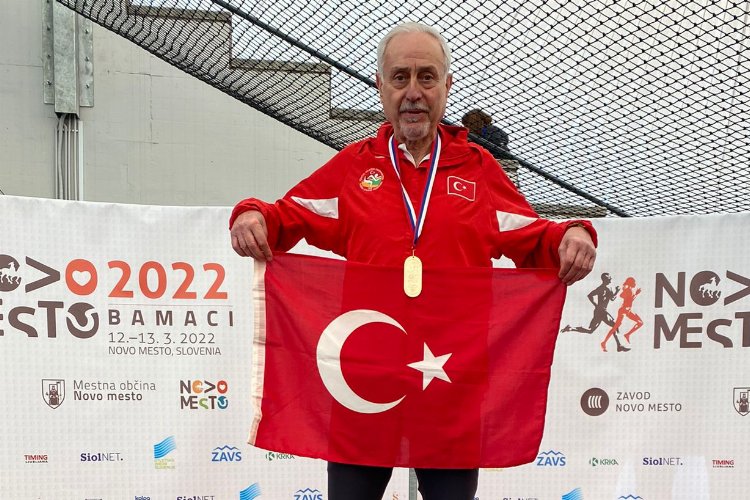 Bursalı veteran atletten bir şampiyonluk daha -