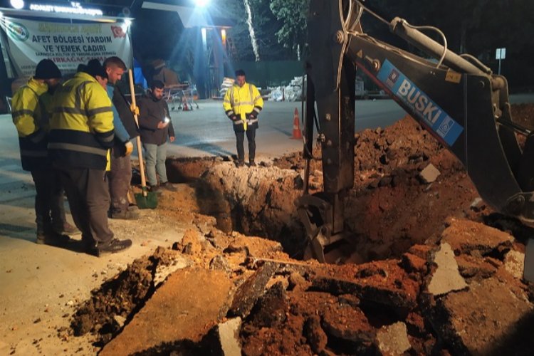 BUSKİ’nin Hatay’da gecesi-gündüzü yok -