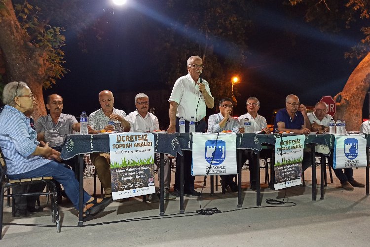 Çanakkale üreticisi toprak analizi projesini benimsedi -