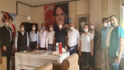 ÇAYIROVALI MUHTARLARDAN İYİ PARTİYE ZİYARET,.