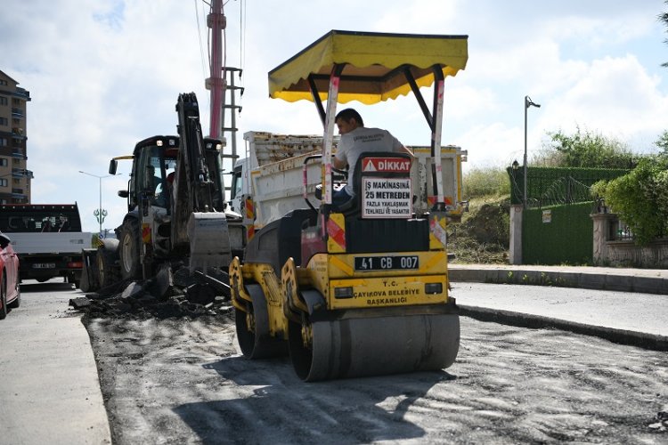 Çayırova'da asfalt yama seferberliği -