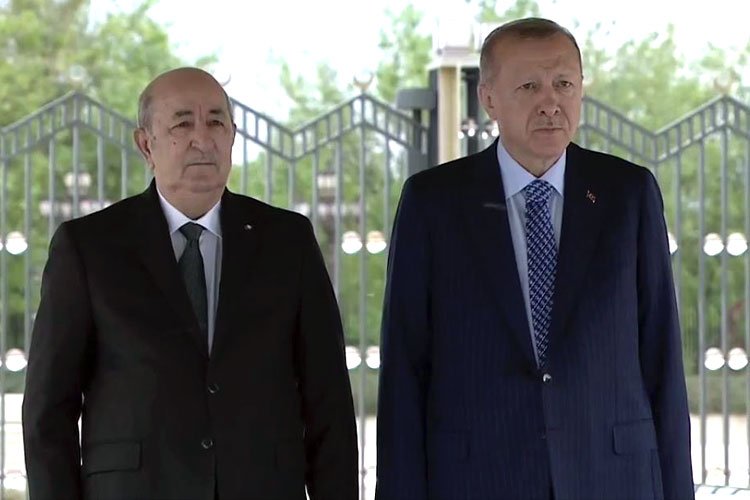 Cezayir Cumhurbaşkanı Ankara'da -