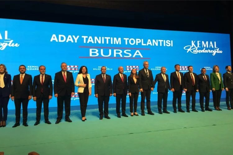 CHP Bursa Milletvekili adayları tanıtıldı -