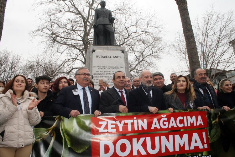 CHP Genel Başkan Yardımcısı Bursa'dan 'zeytin ağacıma dokunma' dedi -