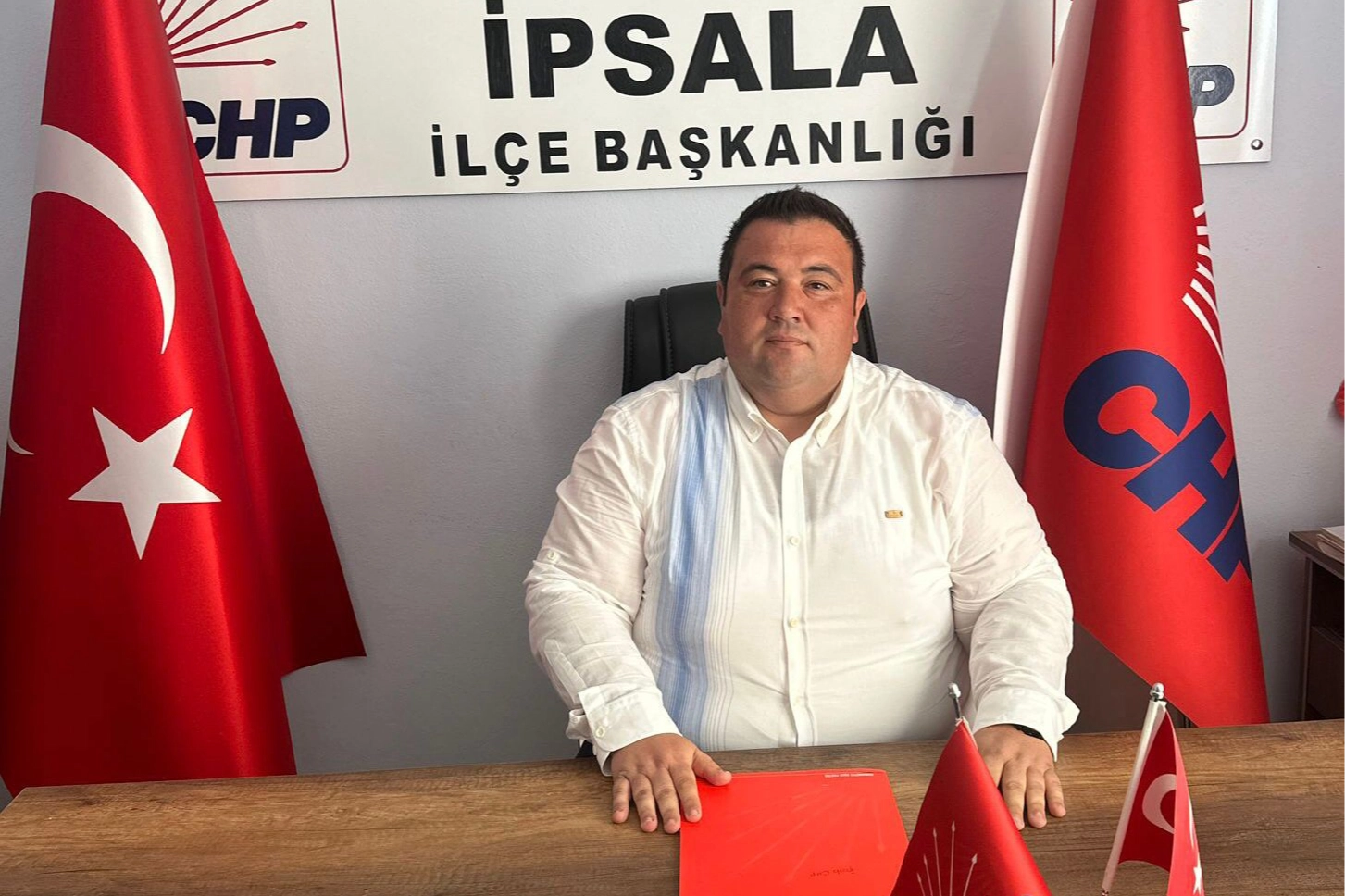 CHP İpsala'da yeni başkan İsmail Göksu -