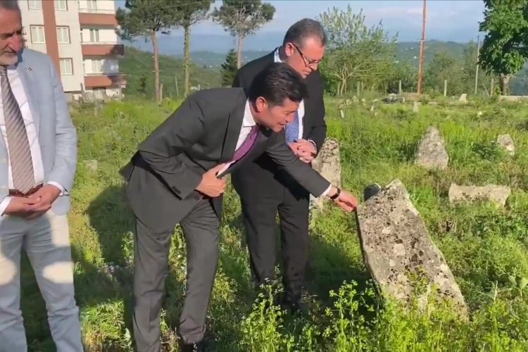CHP’li Ahmet Kaya, Kimsesiz Trabzonlular Mezarlığını ziyaret etti -