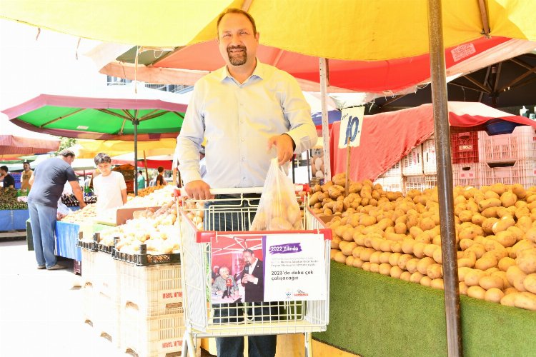 Çiğli'den pazarlara alışveriş arabası hizmeti -