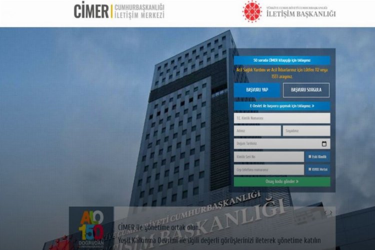 CİMER’i 2022'de 6 milyon kişi kullandı -