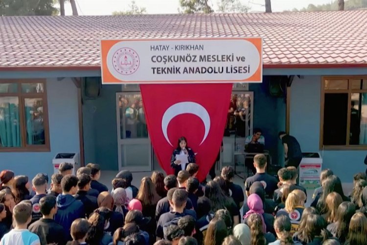 Coşkunöz Eğitim Vakfı’nın Hatay'a 'hayat' veriyor! -