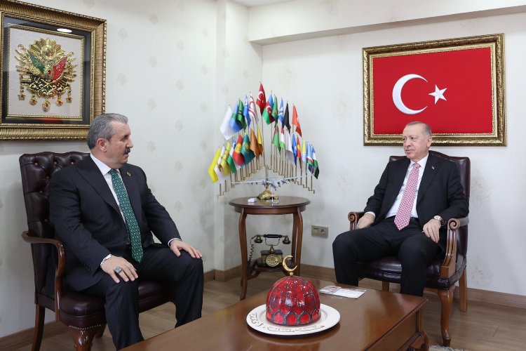 Cumhurbaşkanı Erdoğan'dan BBP'ye ziyaret -