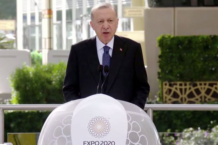 Cumhurbaşkanı Erdoğan'dan Dubai EXPO 2020'de 'sıfır atık' vurgusu -