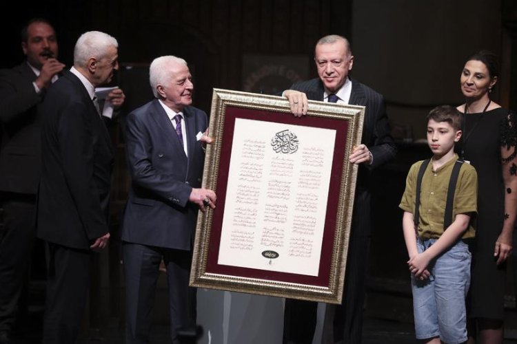 Cumhurbaşkanı Erdoğan, “Reis Bey” tiyatro oyununun gösteriminde konuştu -