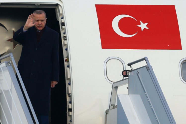 Cumhurbaşkanı Erdoğan Azerbaycan’a gitti -
