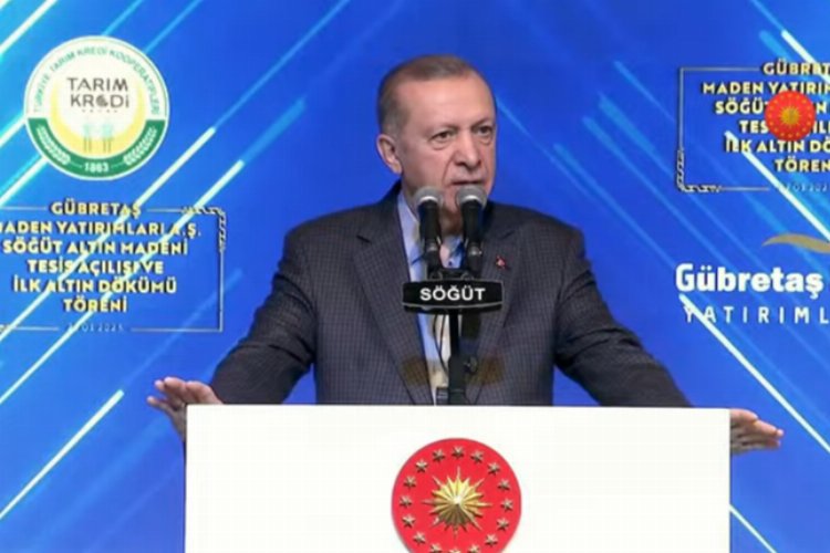Cumhurbaşkanı Erdoğan Bilecik'te... Bilecik'te Altın Madeni açıldı -