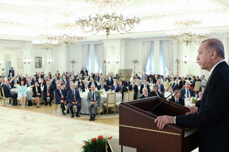 Cumhurbaşkanı Erdoğan'dan Büyükelçilere 'barış' ve 'iş birliği' vurgusu -