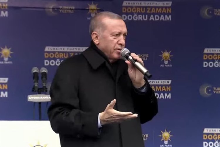 Cumhurbaşkanı Erdoğan'dan ilk miting Afyonkarahisar'da -