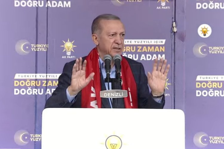 Cumhurbaşkanı Erdoğan Denizli'den seslendi: Hiçbir zaman hayal satmadık -