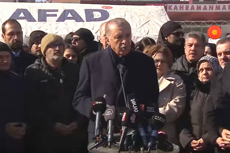 Cumhurbaşkanı Erdoğan deprem bölgesinde... 10'ar bin lira destek ödemesi yapılacak -
