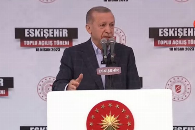 Cumhurbaşkanı Erdoğan Eskişehir'de... Türkiye rayından çıkarılmaya çalışılıyor -