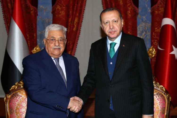 Cumhurbaşkanı Erdoğan, Filistin Devlet Başkanı ile görüştü -