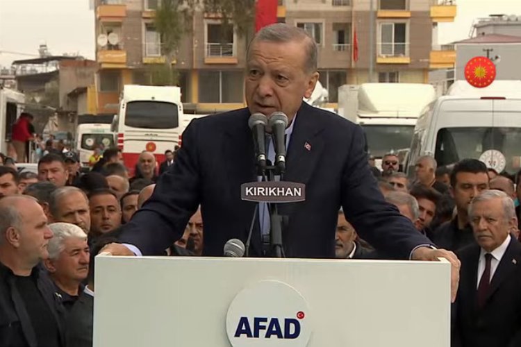 Cumhurbaşkanı Erdoğan: Hatay'ı asla yalnız bırakmayacağız -