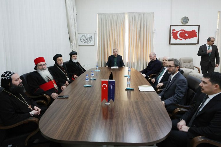 Cumhurbaşkanı Erdoğan Hatay'da Süryani toplumu temsilcileriyle görüştü -