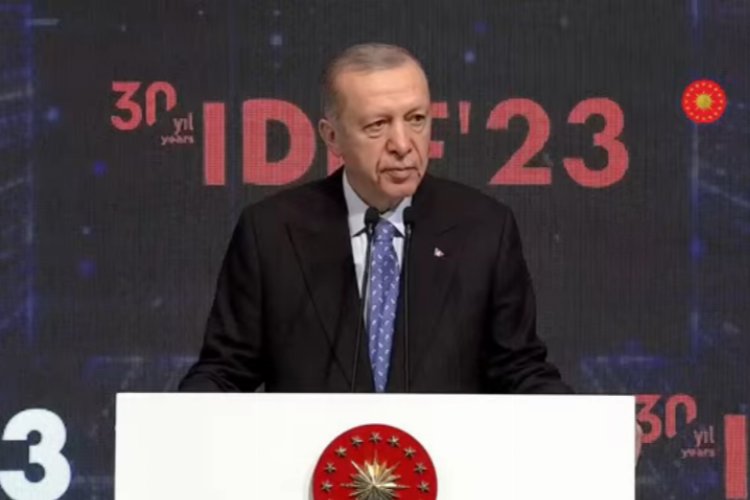Cumhurbaşkanı Erdoğan: İDEF yine sektöre damgasını vurdu -
