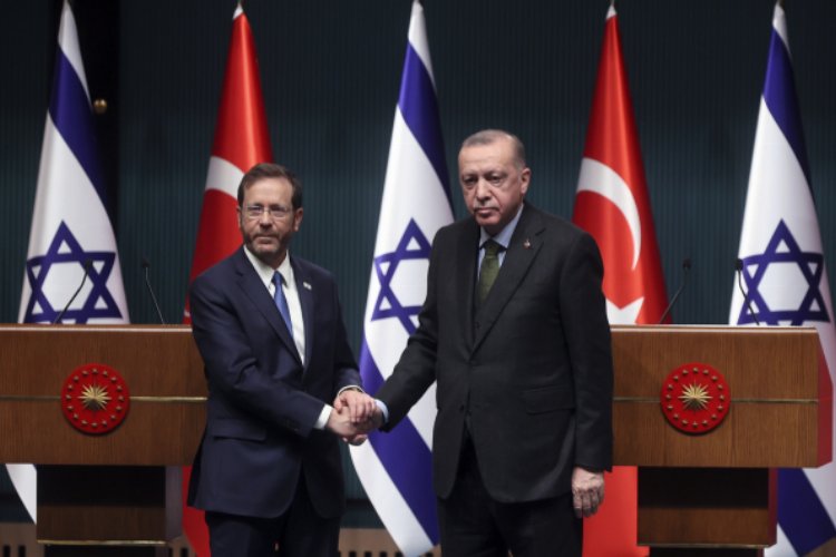 Cumhurbaşkanı Erdoğan İsrailli mevkidaşıyla görüştü -