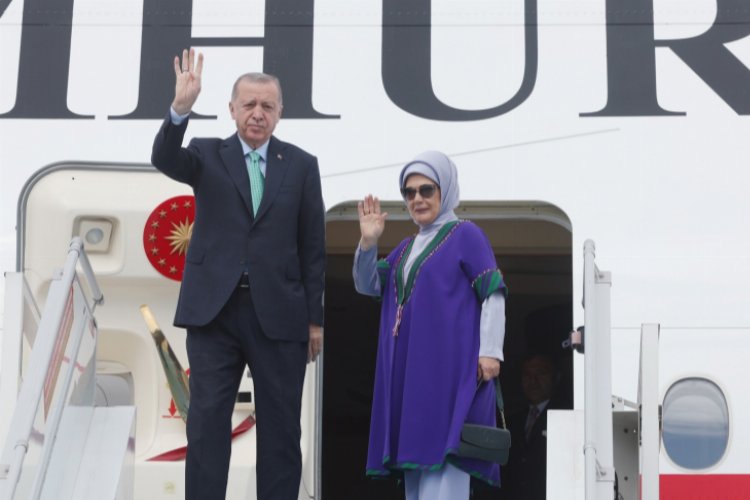 Cumhurbaşkanı Erdoğan Kazakistan'dan ayrıldı -