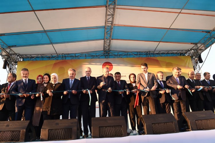 Cumhurbaşkanı Erdoğan, Malatya'da 133 projeyi açtı -