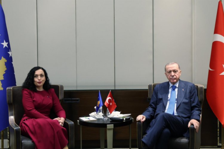 Cumhurbaşkanı Erdoğan, Sadriu ile görüştü -